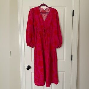 Kate Spade x target fuchsia and red maxi dress size small.  Gorgeous!